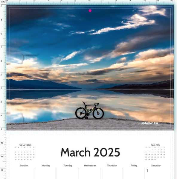 2025 I Love Road Cycling Chris Destefano Wall Calendar