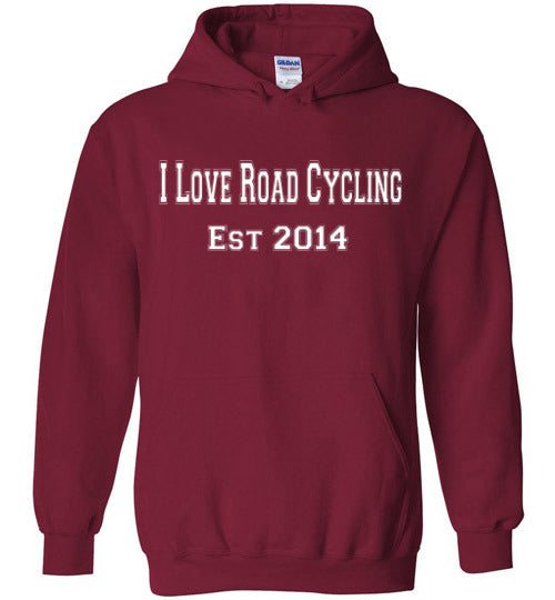 I Love Road Cycling Logo Hoodie