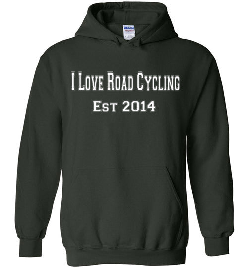 I Love Road Cycling Logo Hoodie